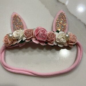 Baby Easter bunny headband